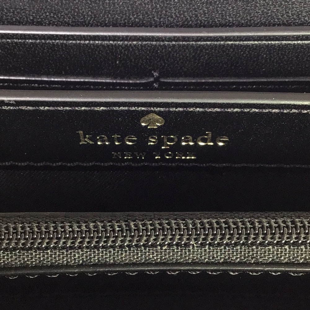 Kate Spade Black Zip Wallet - Picture 7 of 10
